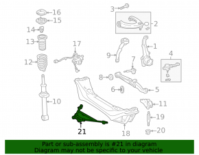 Lexus IS200 99-05 Front Beam Strut
