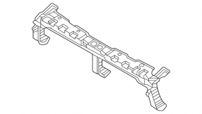 Front bumper mount, central upper, BMW 3 G80 21-25 M3