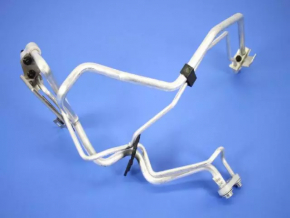 Air conditioner tube condenser-heater second Dodge Durango 11-24 under the rear row heater