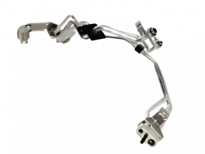 Air conditioner tube condenser-heater second Dodge Durango 11-24 under the rear row heater