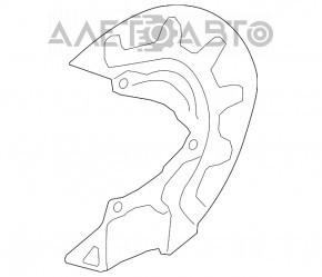 Brake Disc Cover Front Left VW Tiguan 18-