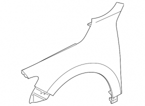 Front left wing Honda Insight 19-22 OEM