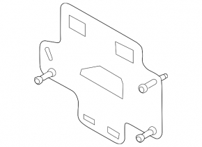 Bracket for cruise radar BMW 3 G20 19-metal