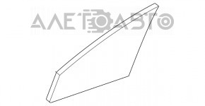 Lexus RX350 RX450h 16-22" front left triangle door glass