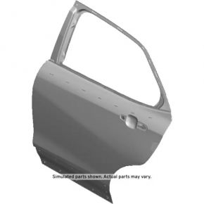 Door assembly rear left Chevrolet Equinox 18-
