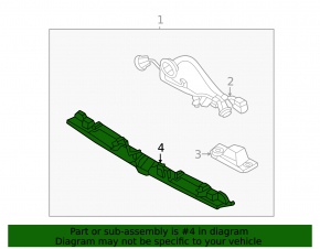Hyundai Tucson 22-24 trunk license plate light strip