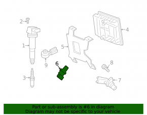 Camshaft Sensor Porsche Macan 15-18 3.0T, 3.6T