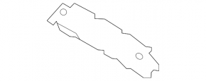 Multimedia and navigation controls for the Hyundai Santa FE 21-23, graphite with chrome