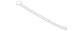 Front bumper mount, center lower, Mercedes GLC 300 16-22 AMG, pack
