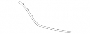 Front bumper molding left Mercedes AMG GT-class X290 19-25