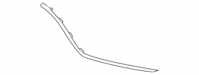 Front bumper molding left Mercedes AMG GT-class X290 19-25