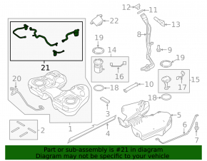 Fuel Pressure Sensor Ford Edge 15-18 2.0T