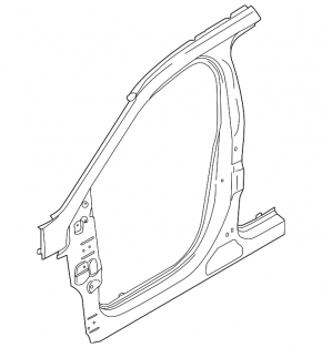 Left center pillar for Ford Edge 15-24
