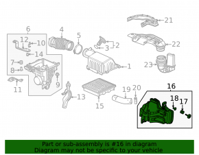 Air resonator Honda Civic XI FE/FL 22- 1.5T