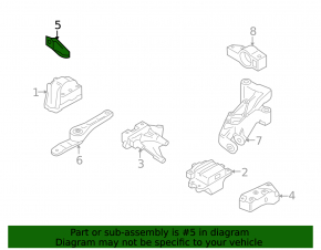 Bracket for washer reservoir VW Passat b8 16-19 USA