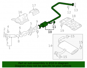 Exhaust line middle part Kia Niro 23- HEV, PHEV
