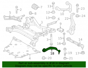 Lower control arm, front left, BMW 7 G70 23-25