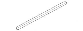Rear right inner glass seal Volvo V90 17-22 usa