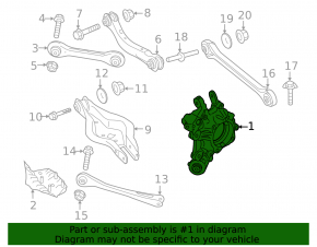 Rear left axle shaft BMW 3 G20 19-
