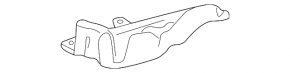 Right rear bumper guard for Lexus RX300 RX330 RX350 RX400H 04-09