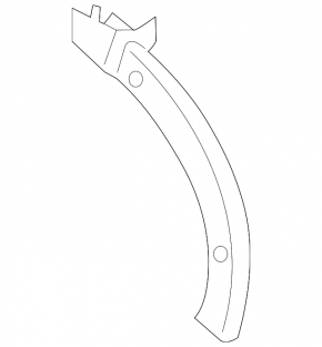 Trunk lid hinge trim right Audi A6 C8 19-