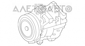 98-11 Lincoln Town Car Air Conditioning Compressor