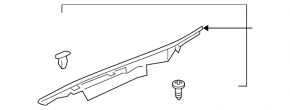 Right hood-wing seal for Lexus GS300 GS350 GS430 GS450h 06-11