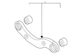 Rear upper left transverse control arm Hyundai Ioniq 5 22-24