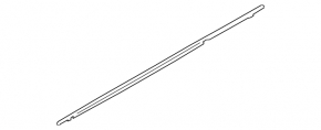 Subaru Outback 10-14 center rear right door glass molding