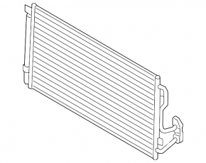 Air conditioning condenser radiator BMW 3 F30 12-16 N55