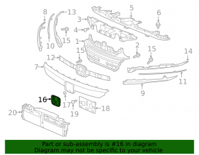Honda CRV 17-22 Grille Emblem