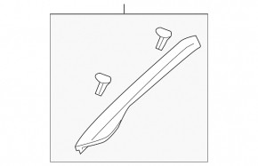 Front pillar trim right Nissan Murano z51 09-14 ser