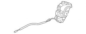 Rear left door lock Kia Sorento 21-25 HEV, PHEV
