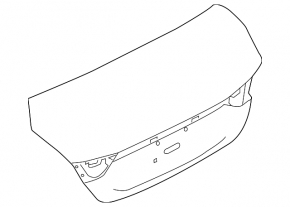 Nissan Maxima A36 16-23 trunk lid for spoiler