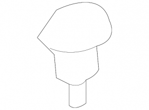 Washer nozzle left Lexus GX470 03-09