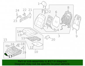 Hyundai Ioniq 17-22 Passenger Seat Heating Control Unit