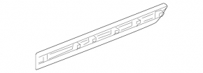 Lower rear left door trim for Mercedes X164 GL