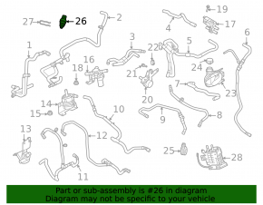Ford Mustang Mach-E 21-24 Engine Coolant Temperature Sensor