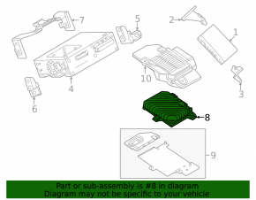 Mazda CX-50 23-24 Bose Audio Amplifier
