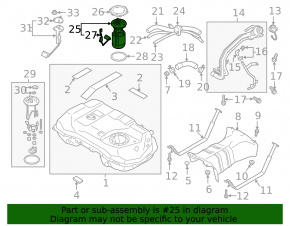 Fuel pump petrol pump Mitsubishi Eclipse Cross 18-24
