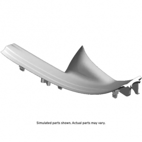 Rear left door sill trim for Chevrolet Volt 16-gray, scratches