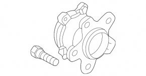 Mitsubishi Outlander 22-25 2.5 AWD rear left hub