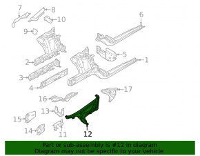 Right front fender bracket large BMW X2 F39 18-23