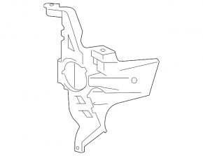 PTF bracket right Lexus RX350 RX450h 13-15 rest F-sport