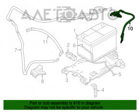 Terminal negative Mini Cooper F56 3d 14-16