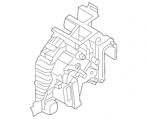 The bare heater housing of a Hyundai Santa FE Sport 13-18