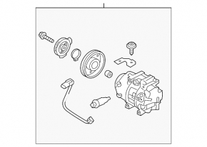 Kia Sorento 10-15 2.4 Air Conditioning Compressor
