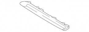 Grill molding lower right Mercedes W213 E 17-20 chrome AMG pkg