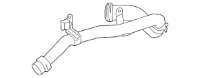 Metal cooling pipe for Mercedes A-class V177 19-22