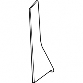 Door trim side rear right Lincoln MKX 16- rear